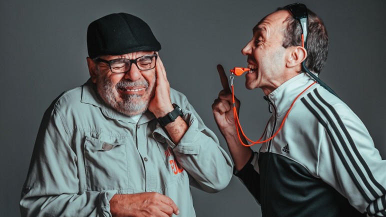 Aníbal Villa y Marcelo Lacerna en otra desopilante noche de humor con "Glorias del Este"